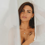 Pearl Huggie Hoops - 14k Gold Filled