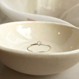 Cremation Small Circle Ring - Sterling Silver