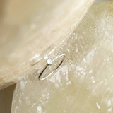 Cremation Small Circle Ring - Sterling Silver