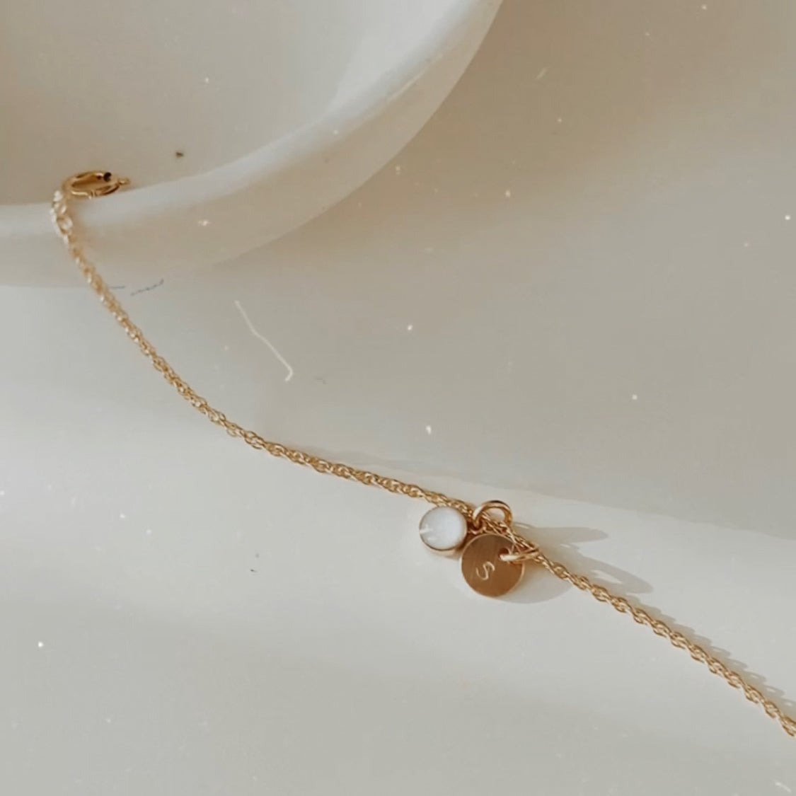 Mothers Milk Charm Bracelet - 14k Gold Filled