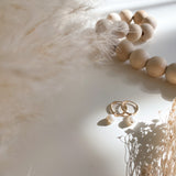 Pearl Huggie Hoops - 14k Gold Filled