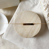 The Bar Necklace - Personalized - 14k Gold Filled