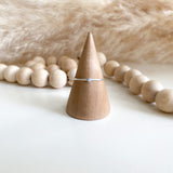 The Dainty Mothers Milk Ring - Sterling Silver