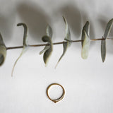 Dainty CZ Gold Fill Ring - hypoallergenic - tarnish resitant - made to last - petite ring - skinny ring - stacking ring