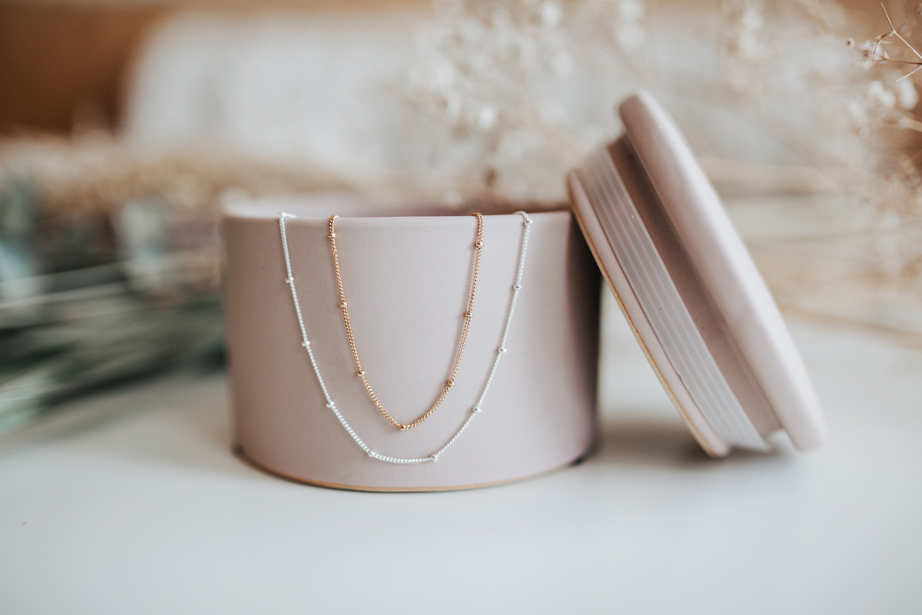 Petite Gold Fill Choker - High quality tarnish free - Saturn chain - simple necklace - layering necklace