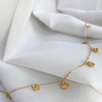 Multi pendant necklace - custom - option to have initials - gold filled - tarnish resistant - hypoallergenic - petite circle pendants