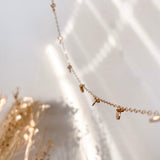 Multi pendant necklace - custom - option to have initials - gold filled - tarnish resistant - hypoallergenic - petite circle pendants