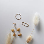 Flex ring - Hypoallergenic - high quality 14/20 gold fill - tarnish resistant - fun ring - stacking rings - trendy - ball chain floppy ring