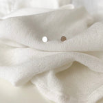 Sterling Silver flat round studs - hypoallergenic - tarnish resistant - everyday earrings - one pair