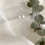 Sterling Silver flat round studs - hypoallergenic - tarnish resistant - everyday earrings - one pair