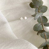 Sterling Silver flat round studs - hypoallergenic - tarnish resistant - everyday earrings - one pair