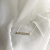 The Bar Necklace - Personalized - Sterling Silver
