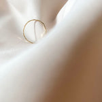 Hammered Gold Fill Skinny Ring - Tarnish Resistant - High Quality - hypoallergenic - Stacking rings - Thin simple band