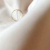 Hammered Gold Fill Skinny Ring - Tarnish Resistant - High Quality - hypoallergenic - Stacking rings - Thin simple band