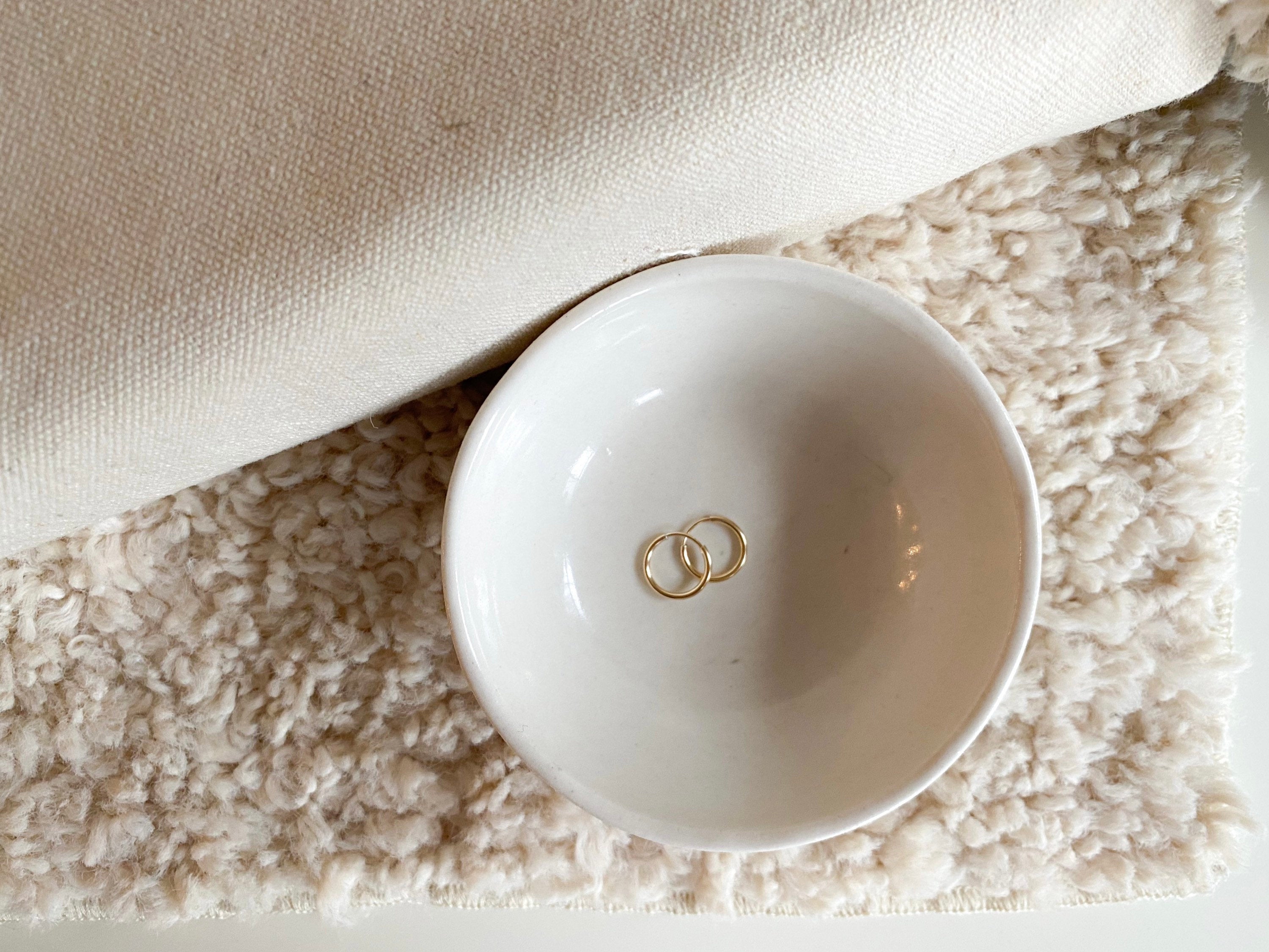 Gold filled hoops - high quality - tarnish resistant - hypoallergenic - good for sensitive ears - everyday - endless hoops - huggie hoops