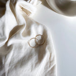 Gold filled hoops - high quality - tarnish resistant - hypoallergenic - good for sensitive ears - everyday - endless hoops - huggie hoops