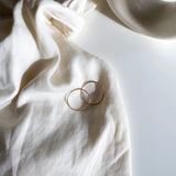 Gold filled hoops - high quality - tarnish resistant - hypoallergenic - good for sensitive ears - everyday - endless hoops - huggie hoops