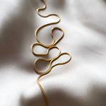 Snake herringbone gold filled necklace - High quality tarnish free - simple necklace - layering necklace - hypoallergenic - made to last