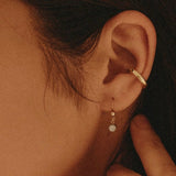 Cremation Drop Fish Hook Earrings - 14k Gold Filled