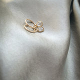 Crystal Huggie Hoops - 14k Gold Filled