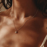 Cremation Necklace 6mm pendant- Sterling Silver