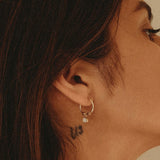 Cremation Hoop Earrings- 14K Gold Filled