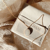 Cremation Oval Necklace - 14k Gold Filled