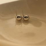 Raindrop Silver Studs - Sterling Silver