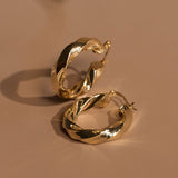 Twisted Hoops - 14k Gold Filled