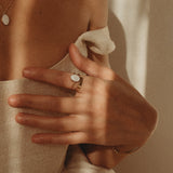 Mothers Milk Large Oval Ring - 14k Gold Filled