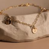 Charm Bracelet with Personalized Pendants - 14k Gold Filled