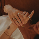 Cremation Large Oval Ring- 14k Gold Filled