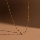 Tube Chain Necklace - 14k Gold Filled