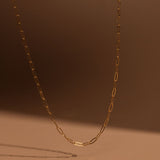 Staple Chain Necklace - 14k Gold Filled