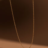 Double Roped Chain Necklace - 14k Gold Filled