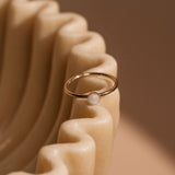 Cremation Small Circle Ring - 14k Gold Filled