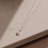 Cremation Necklace 6mm pendant- Sterling Silver