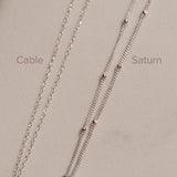 Cremation Necklace - 8mm Pendant Sterling Silver