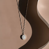 Mothers Milk Oval Necklace - Sterling Silver