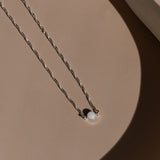 Mothers Milk Necklace 4mm Pendant- Sterling Silver
