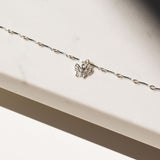 Butterfly U Chain Necklace - Sterling Silver