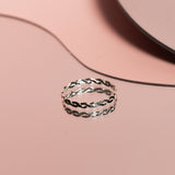 Braided Ring - Sterling Silver