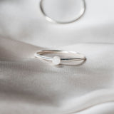 Mothers Milk Small Circle Ring- Sterling Silver