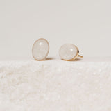 Cremation Oval Stud Earrings - 14k Gold Filled