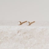 Cremation Stud Earrings - 14k Gold Filled