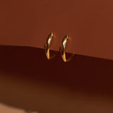 Pointed Hinge Hoops - 14K Gold Filled