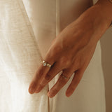Cremation Roped Oval Ring - 14k Gold Filled