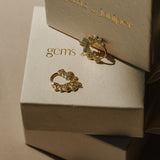Gold Leaf Hoops - 14k Gold Filled