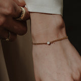 Cremation Marine Chain Bracelet- 14k Gold Filled