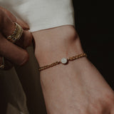Cremation Thick Marine Chain Bracelet- 14k Gold Filled
